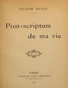 Post Scriptum De Ma Vie