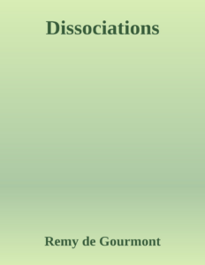 Couverture de Dissociations