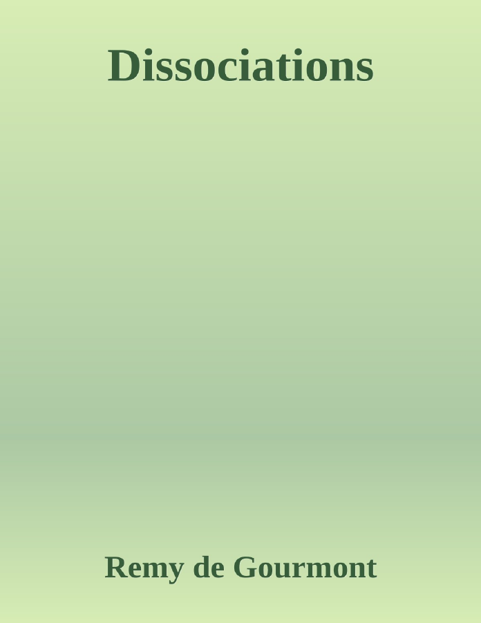 Couverture de Dissociations