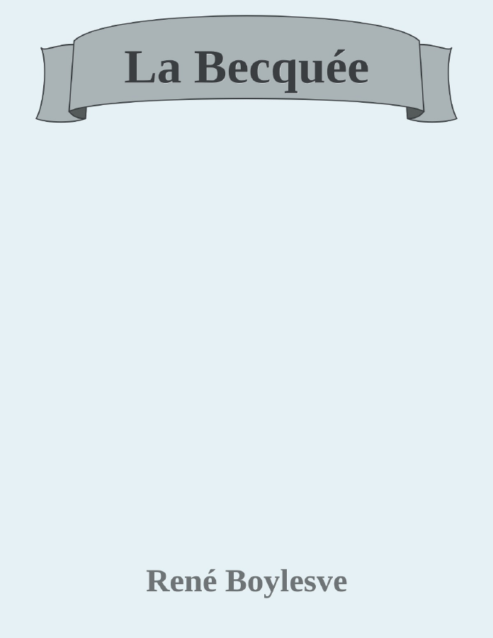 Couverture de La Becquée