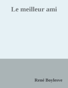 Couverture de Le meilleur ami