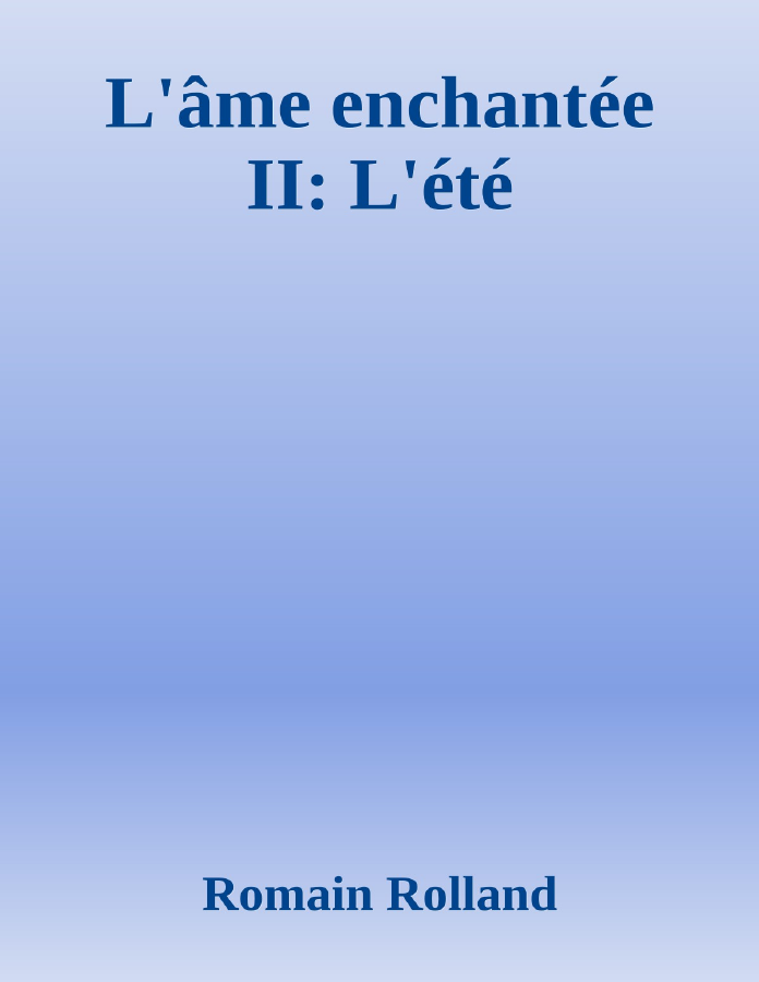 Couverture de L'âme enchantée II: L'été