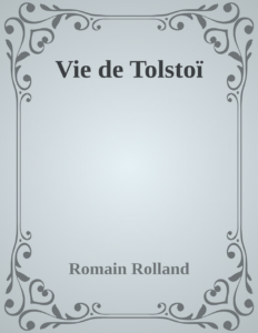 Couverture de Vie de Tolstoï