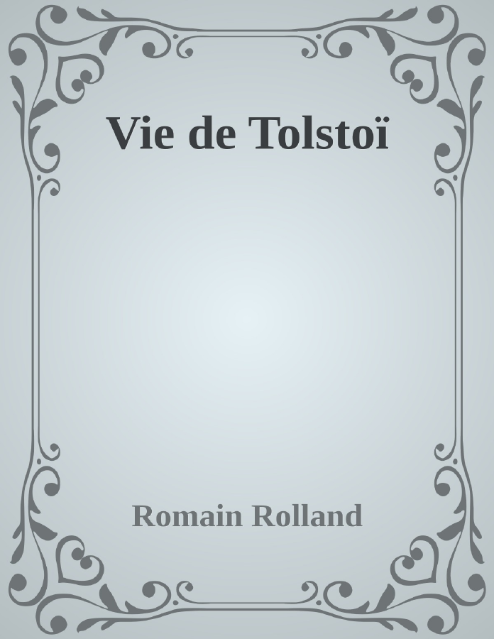 Couverture de Vie de Tolstoï