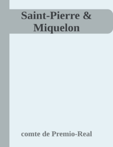 Couverture de Saint-Pierre & Miquelon