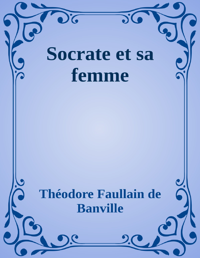 Couverture de Socrate et sa femme