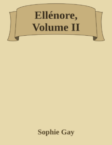 Couverture de Ellénore, Volume II