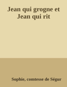 Couverture de Jean qui grogne et Jean qui rit