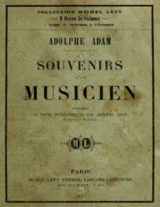 Souvenirs Drsquoun Musicien Precedes De Notes Biographi