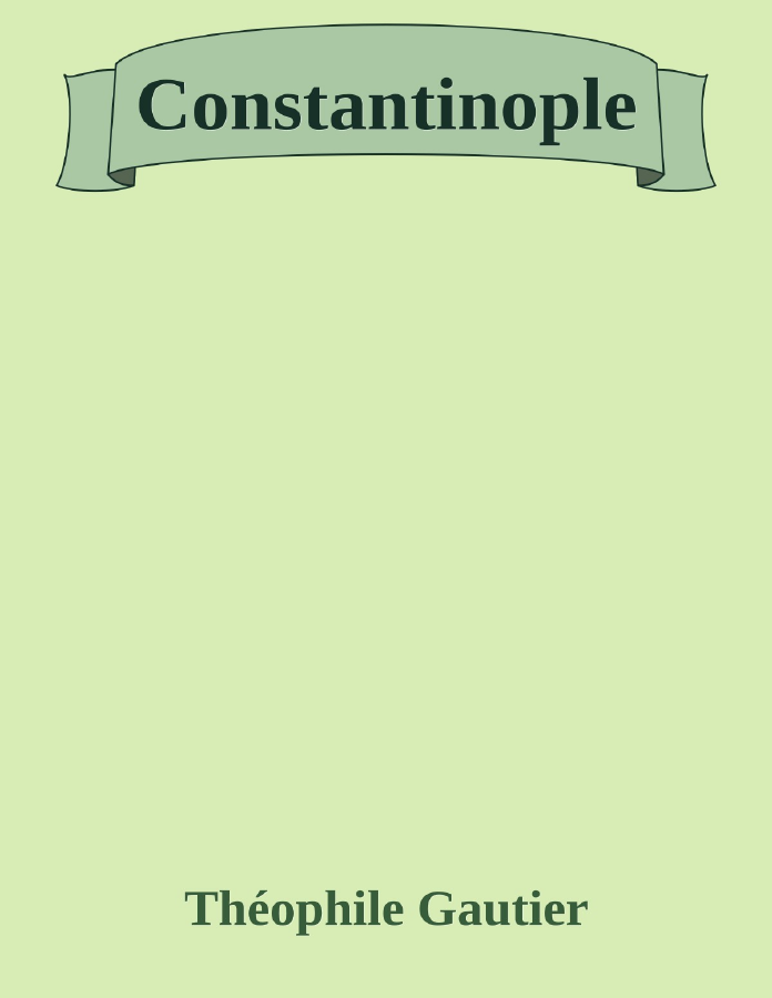 Couverture de Constantinople