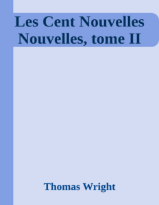 Couverture de Les Cent Nouvelles Nouvelles, tome II