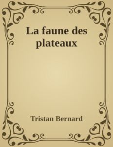 Couverture de La faune des plateaux