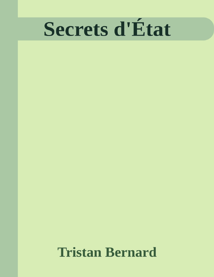 Couverture de Secrets d'État