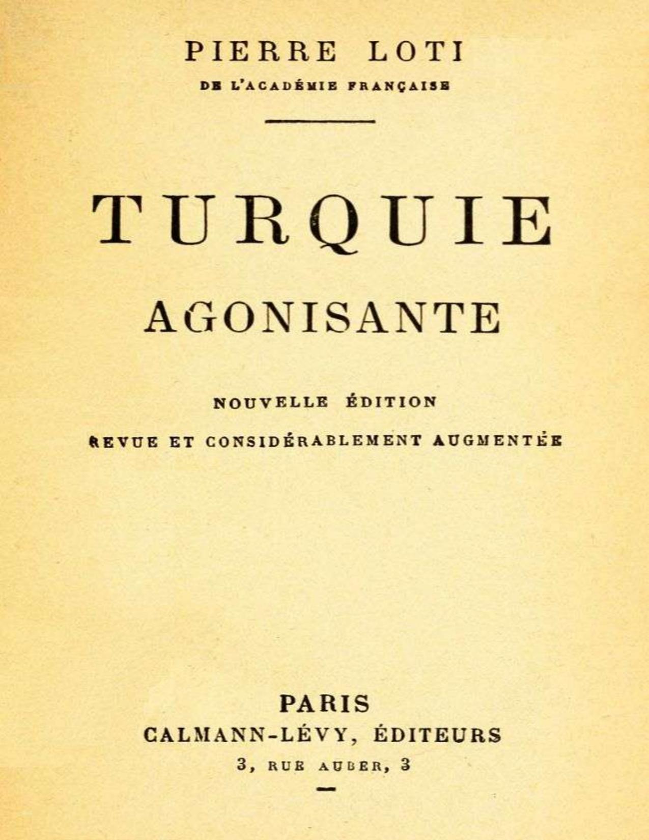 Turquie Agonisante
