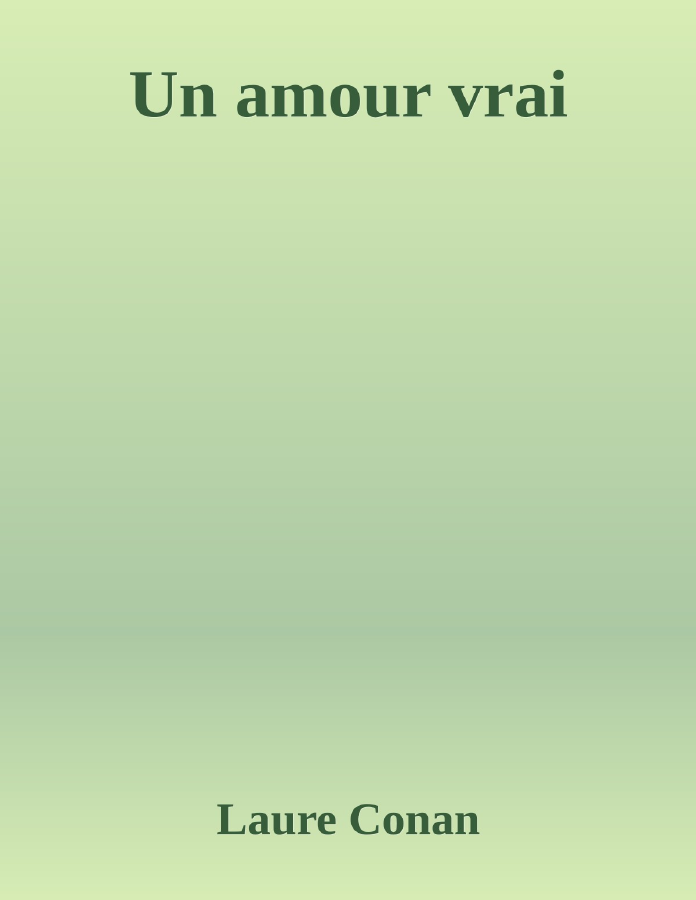 Couverture de Un amour vrai