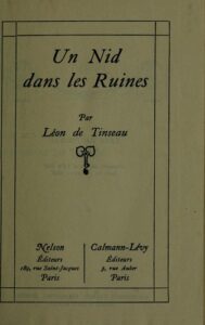 Un Nid Dans Les Ruines