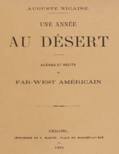Une Annee Au Desert