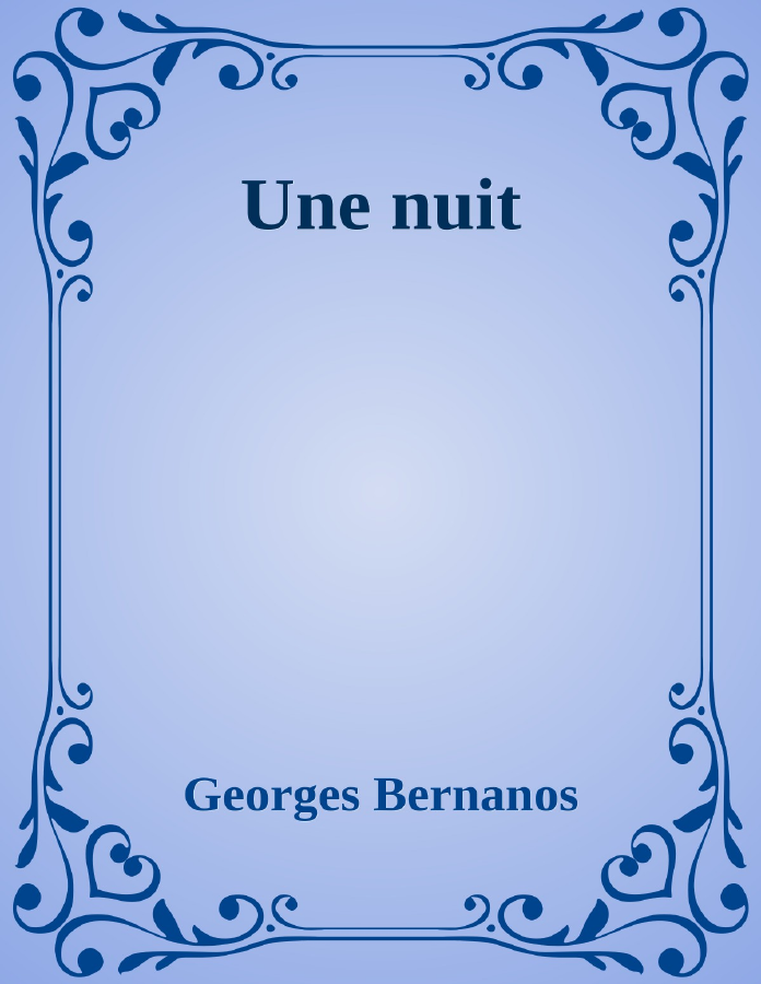 Couverture de Une nuit