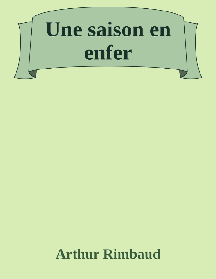 Couverture de Une saison en enfer