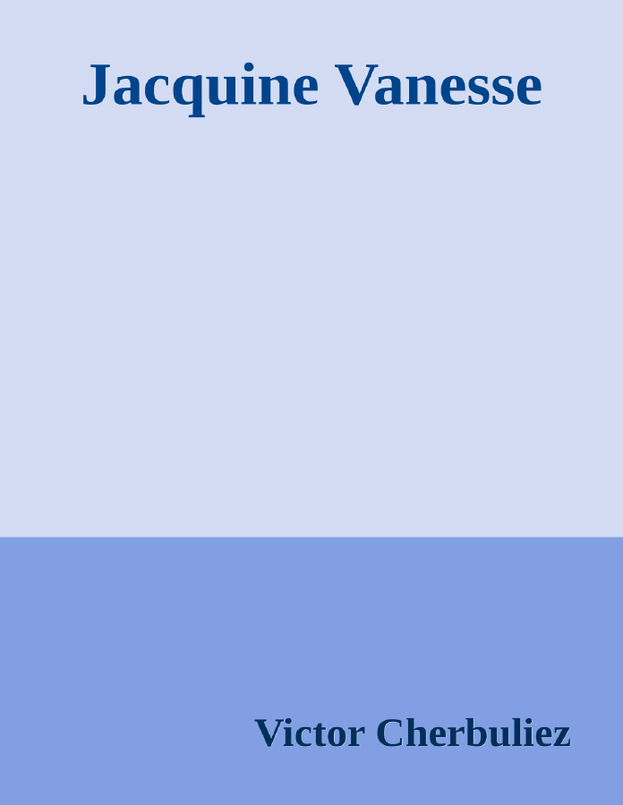 Couverture de Jacquine Vanesse