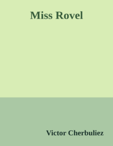 Couverture de Miss Rovel