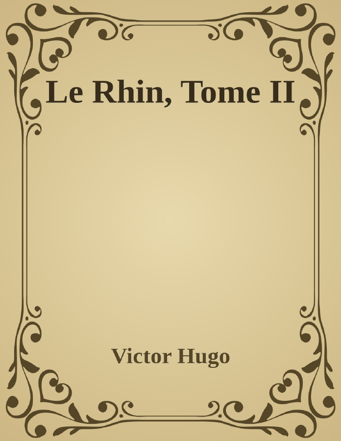 Couverture de Le Rhin, Tome II