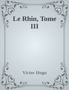 Couverture de Le Rhin, Tome III