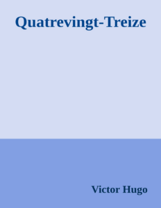Couverture de Quatrevingt-Treize
