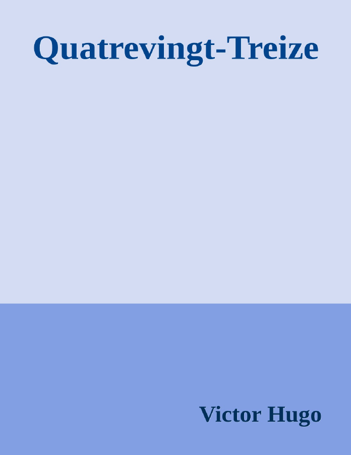 Couverture de Quatrevingt-Treize