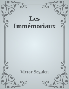 Couverture de Les Immémoriaux