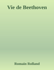 Couverture de Vie de Beethoven