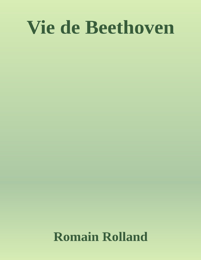 Couverture de Vie de Beethoven