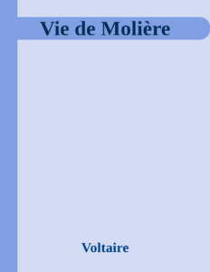 Couverture de Vie de Molière