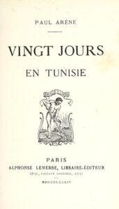 Vingt Jours En Tunisie