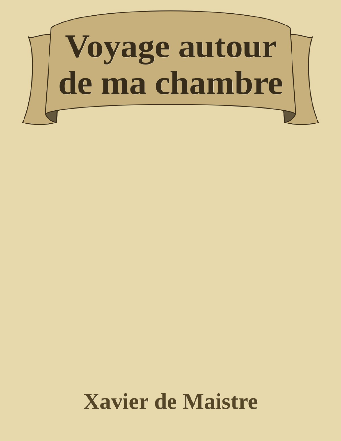 Couverture de Voyage autour de ma chambre