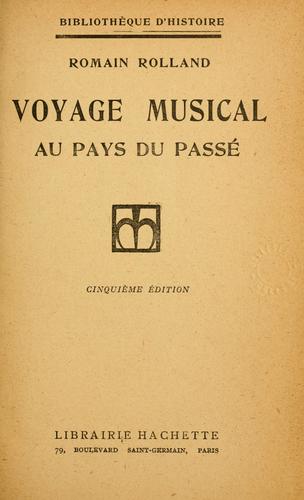 Voyage Musical Au Pays Du Passe