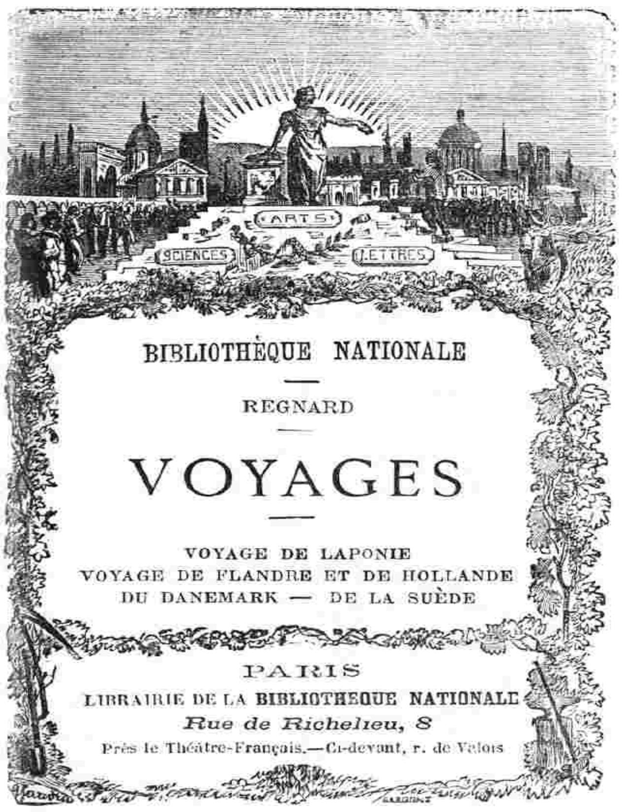 Voyages Voyage De Laponie Voyage De Flandre Et De Hollande