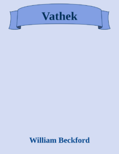 Couverture de Vathek