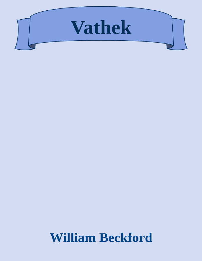 Couverture de Vathek