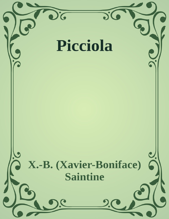 Couverture de Picciola