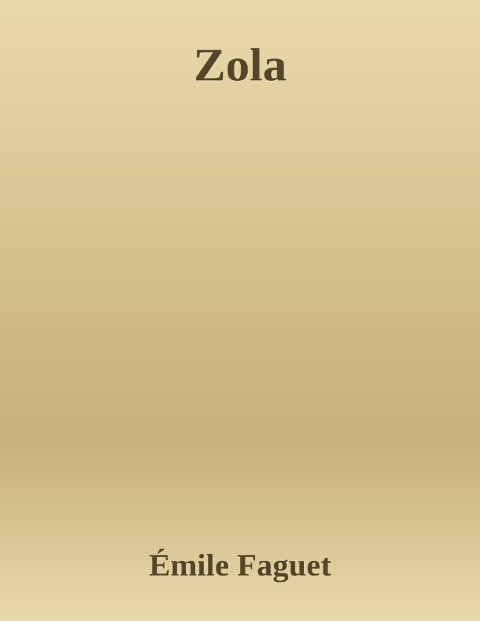 Couverture de Zola
