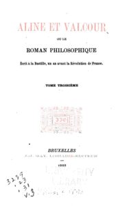 Couverture de Aline et Valcour, ou Le Roman Philosophique. Tome 2