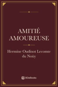 Amitié amoureuse, couverture du livre
