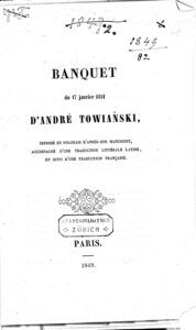 Couverture de Banquet du 17 janvier 1841