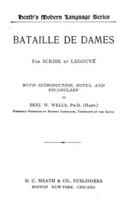 Couverture de Bataille de dames