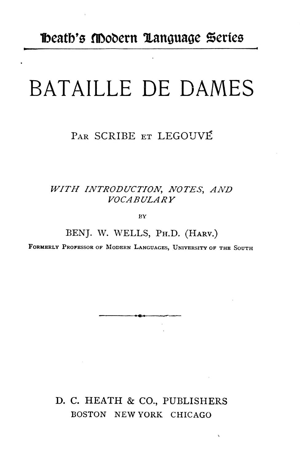 Couverture de Bataille de dames