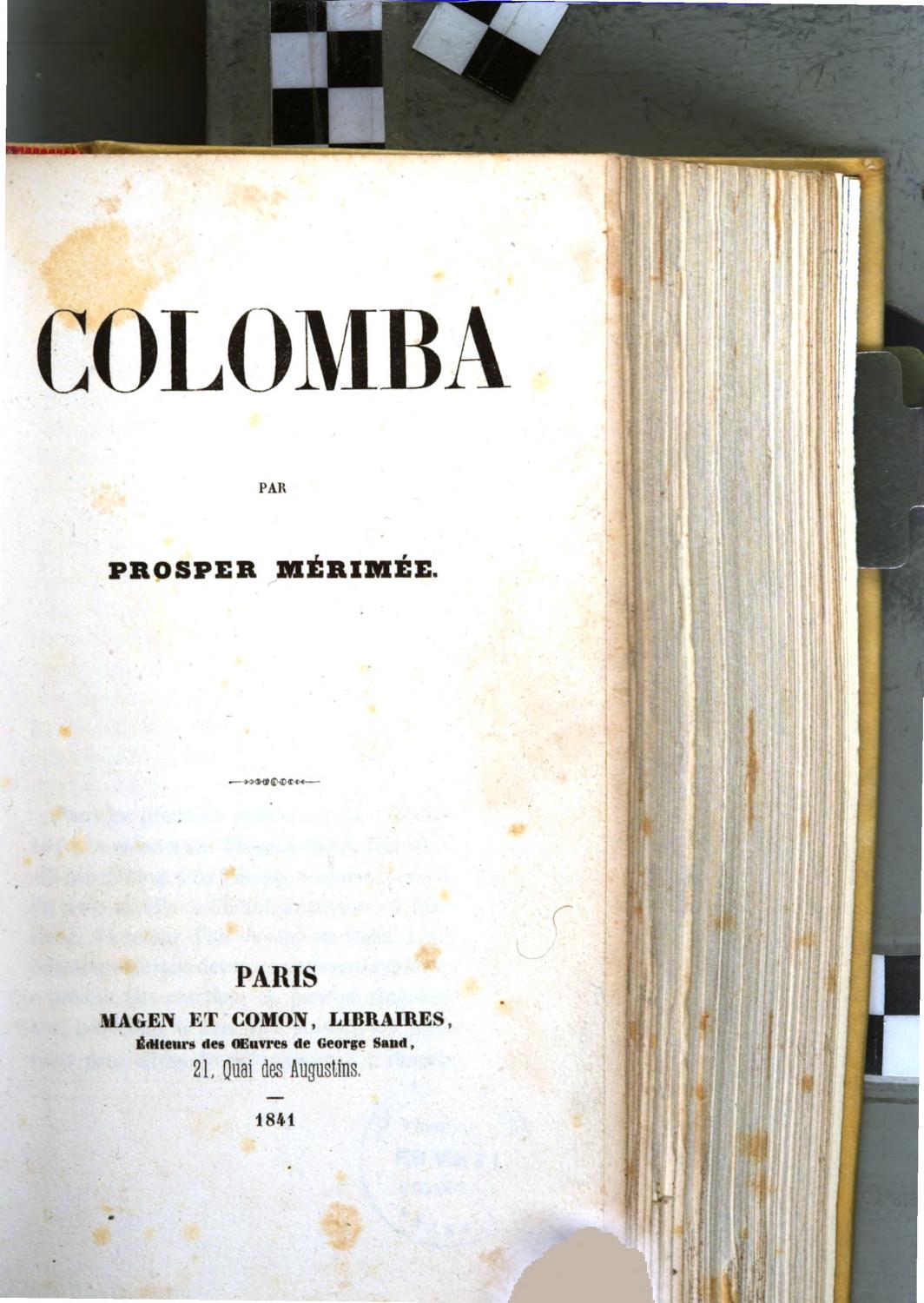 Couverture de Colomba