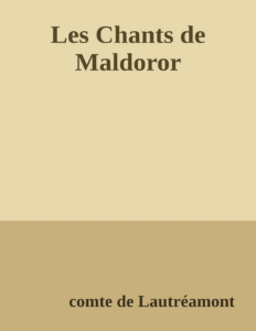 Couverture de Les Chants de Maldoror