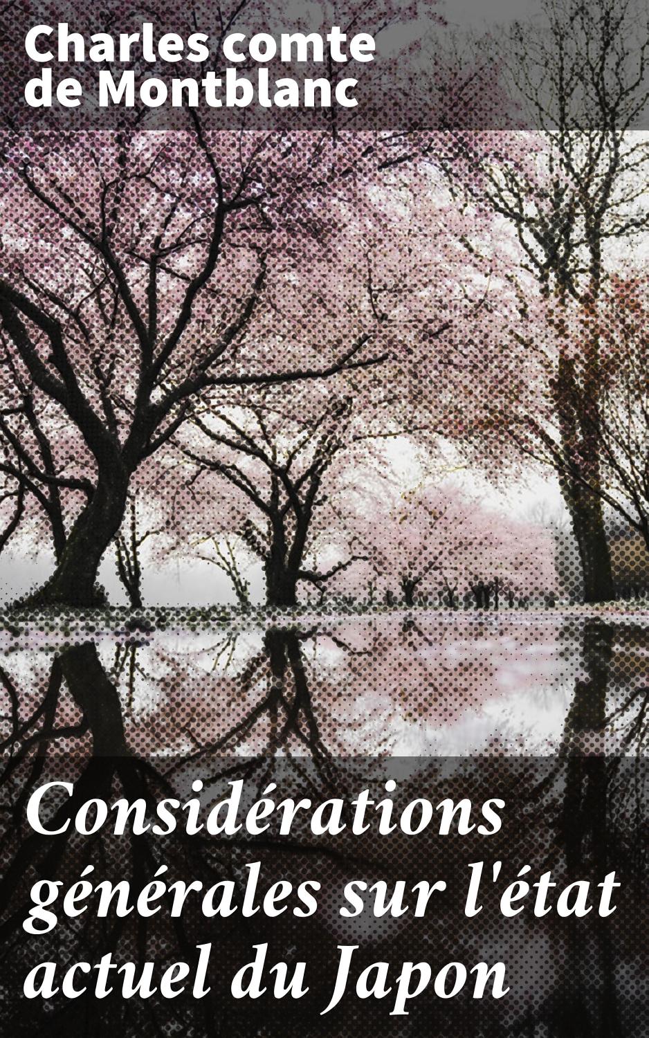 Couverture de Considérations générales sur l&rsquo;état actuel du Japon