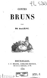 Couverture de Contes bruns